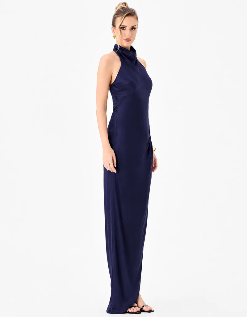 AALIYAH HIGH NECK COWL GOWN B86D0746 - Image 3
