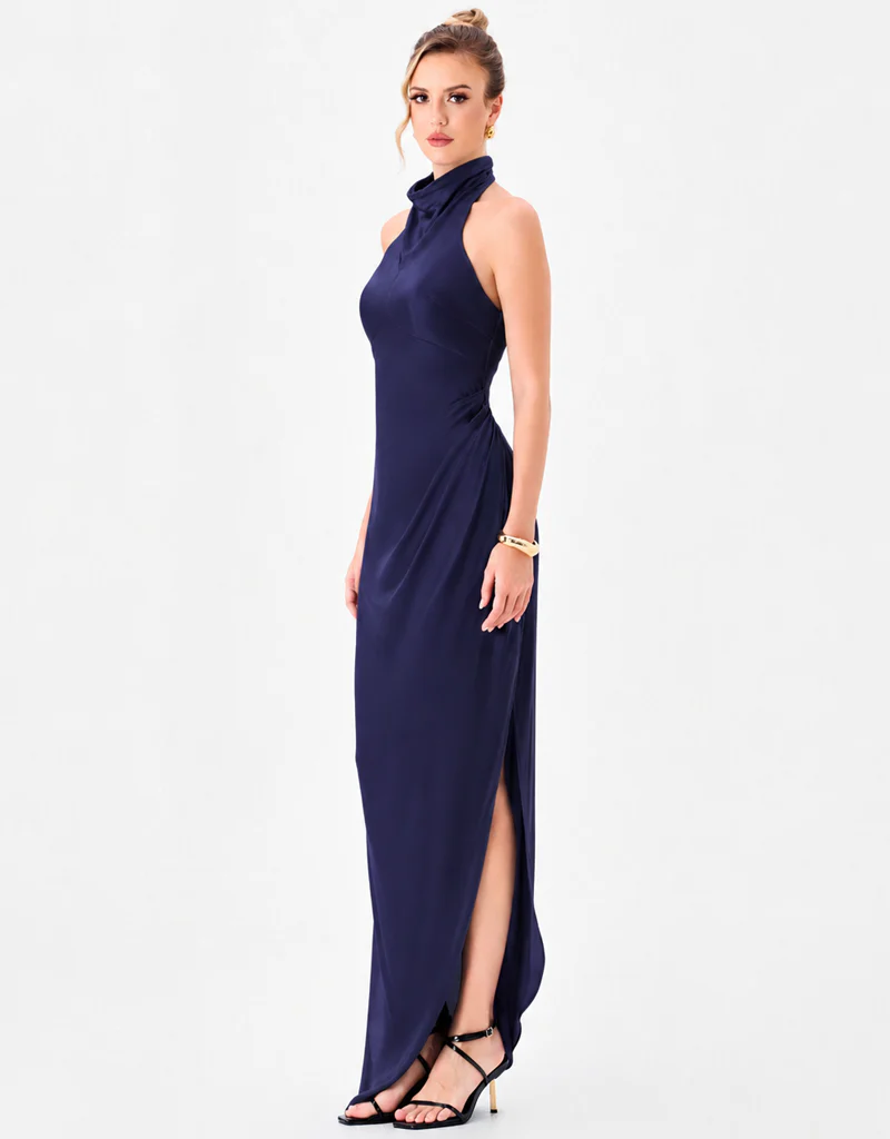 AALIYAH HIGH NECK COWL GOWN B86D0746 - Image 4