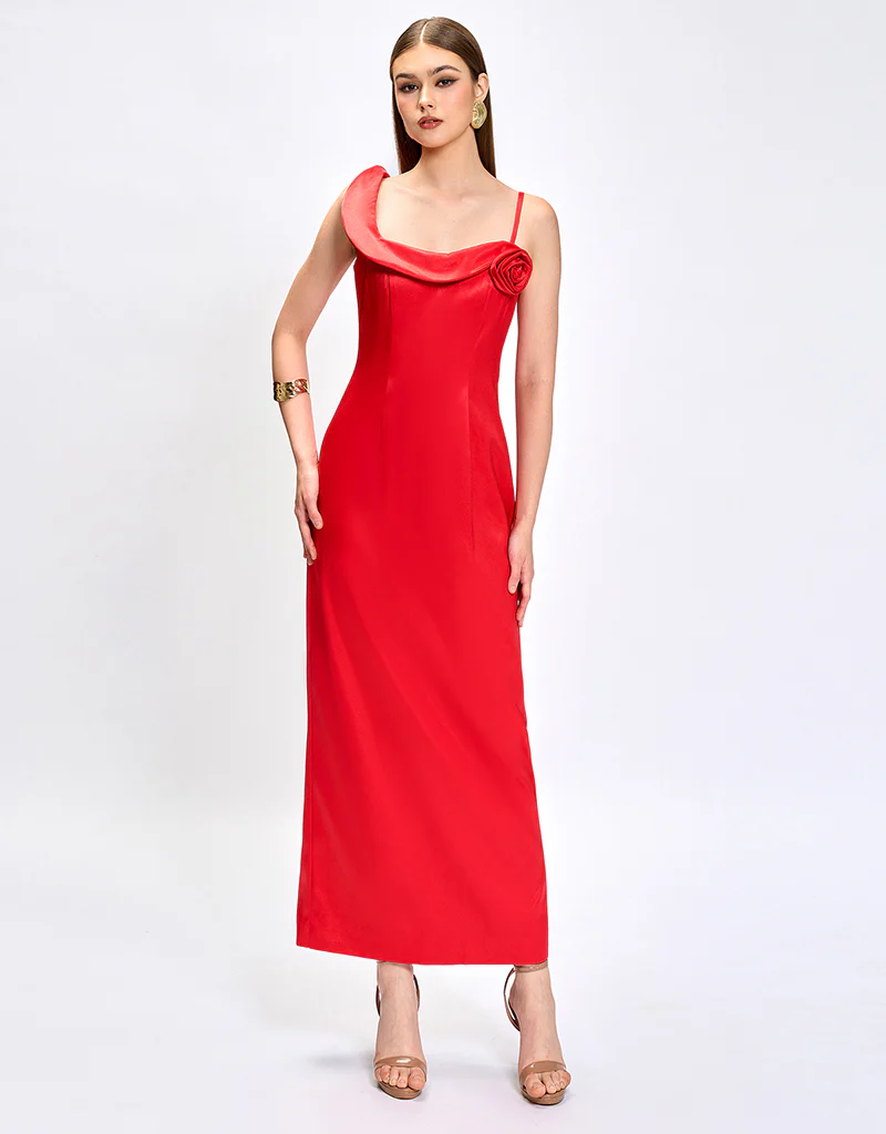 ADA ROSETTE MAXI BL75D43L - Red - Image 4