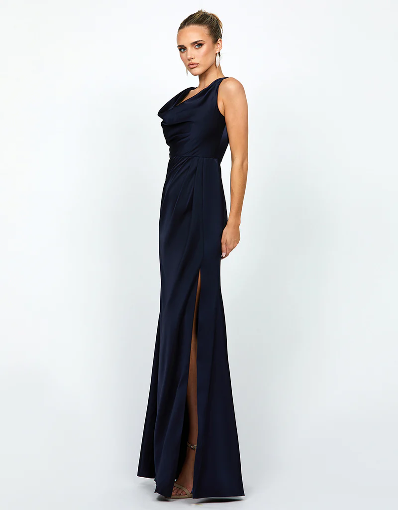 ADELYNN COWL NECK MAXI BL74D65L - Navy - Image 3