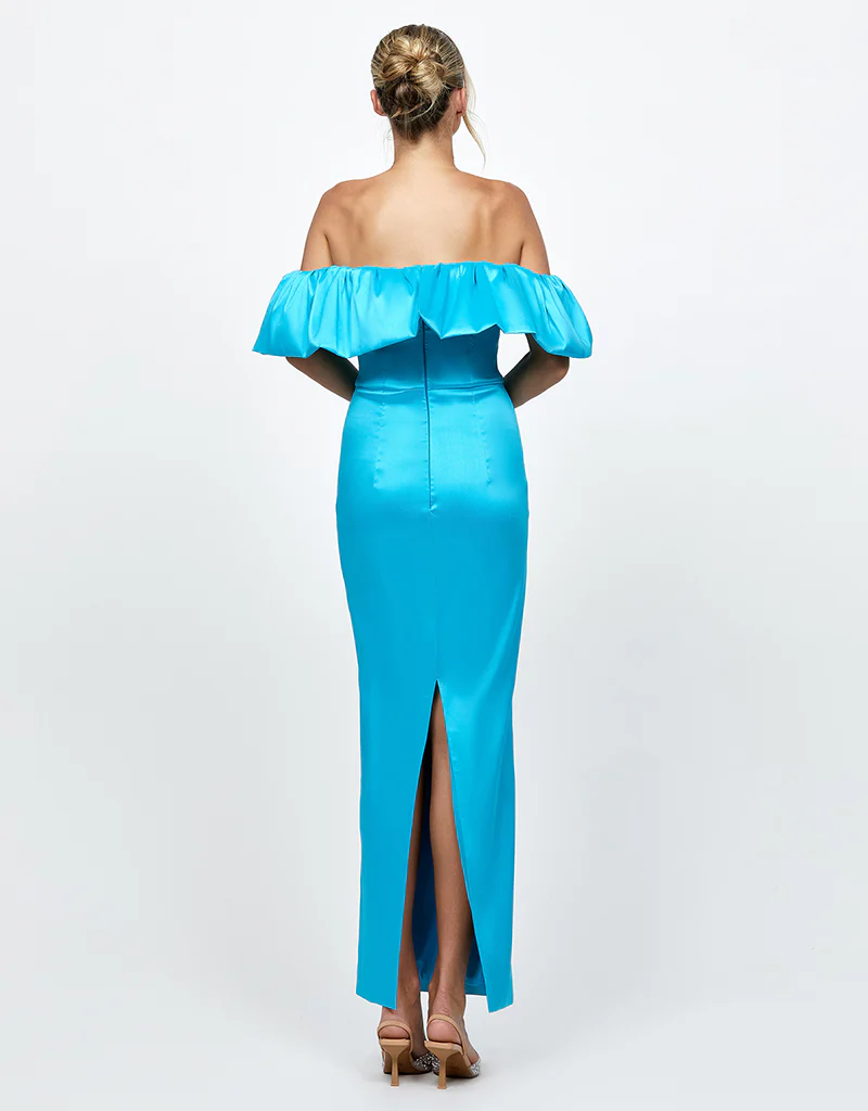 ALLYANA RUFFLE SHOULDER MAXI BL73D05L - Image 5