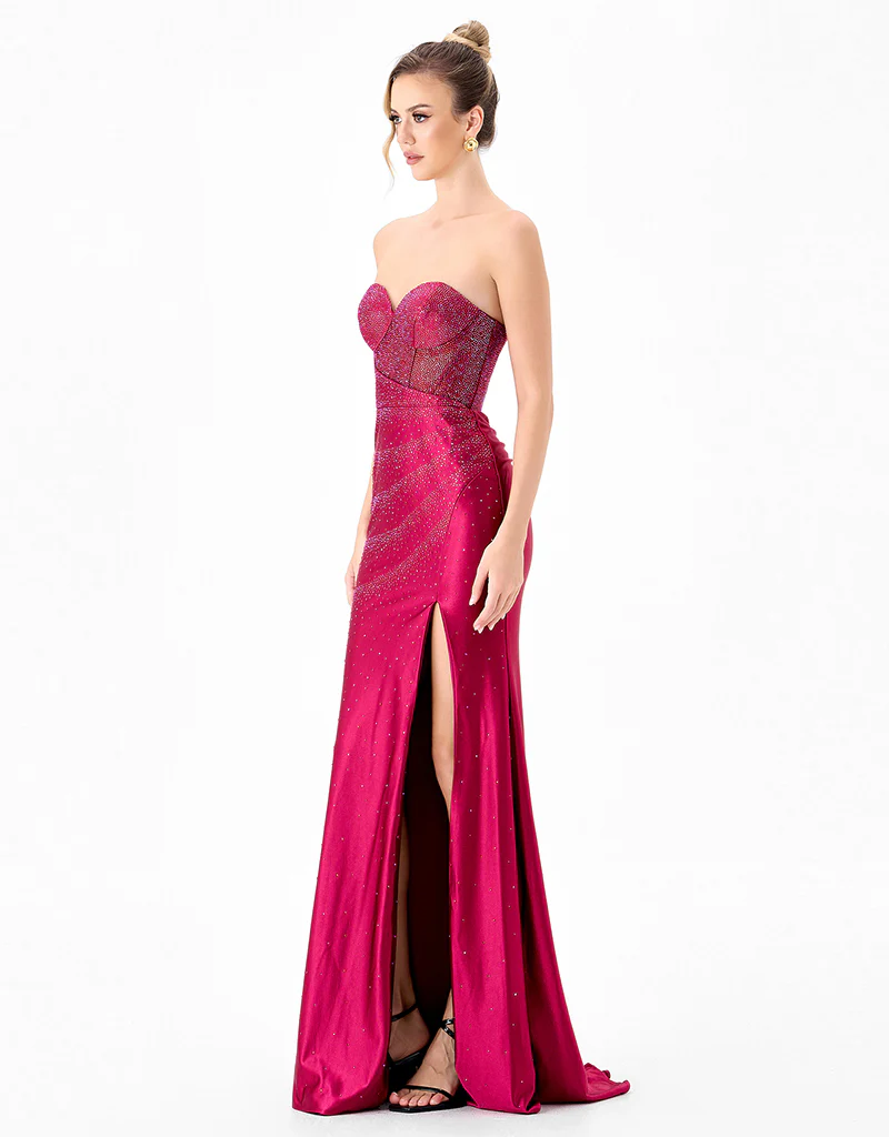 AMELYA SWEETHEART FISHTAIL GOWN B86D07100 - Image 3