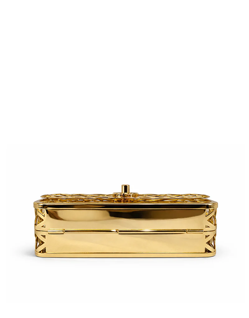 BIANCA CAGED PURSE GOLD BARC2611 - Image 3