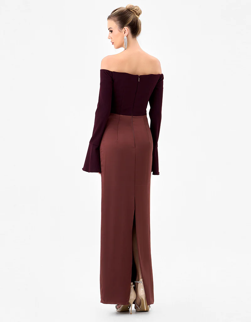 CARIEL OFF SHOULDER MAXI BL85D0402 - Image 7
