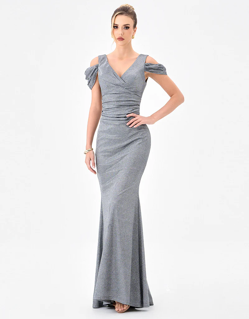CARMELA V NECK GOWN B85D0607 - Image 2