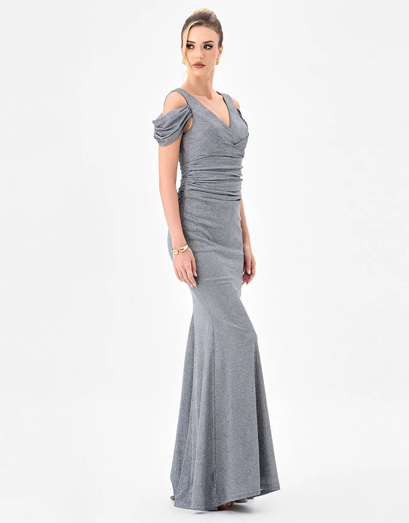 CARMELA V NECK GOWN B85D0607 - Image 3