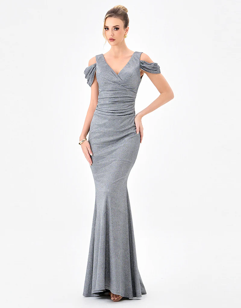 CARMELA V NECK GOWN B85D0607 - Image 6