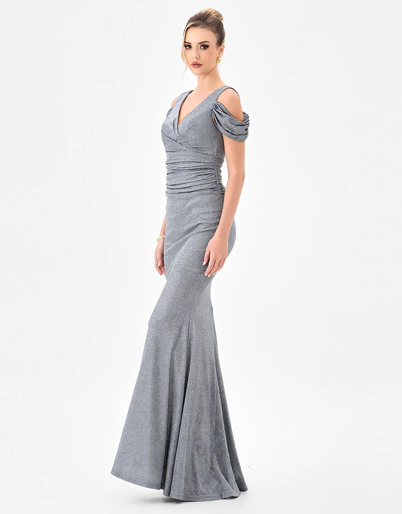CARMELA V NECK GOWN B85D0607 - Image 7