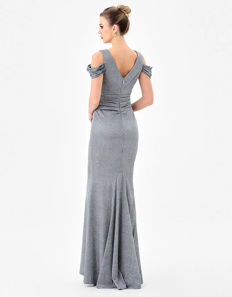 CARMELA V NECK GOWN B85D0607 - Image 8