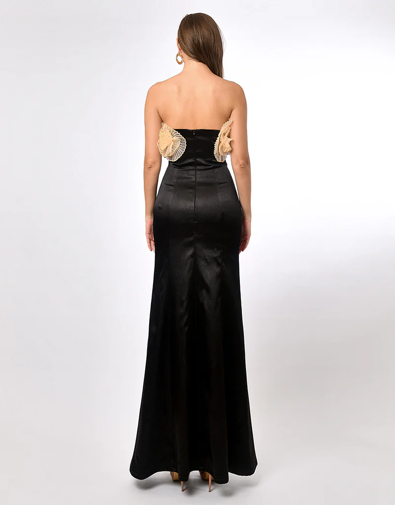CARMILLA ROSETTE FISHTAIL GOWN SAMPLE B70D27L - Image 5