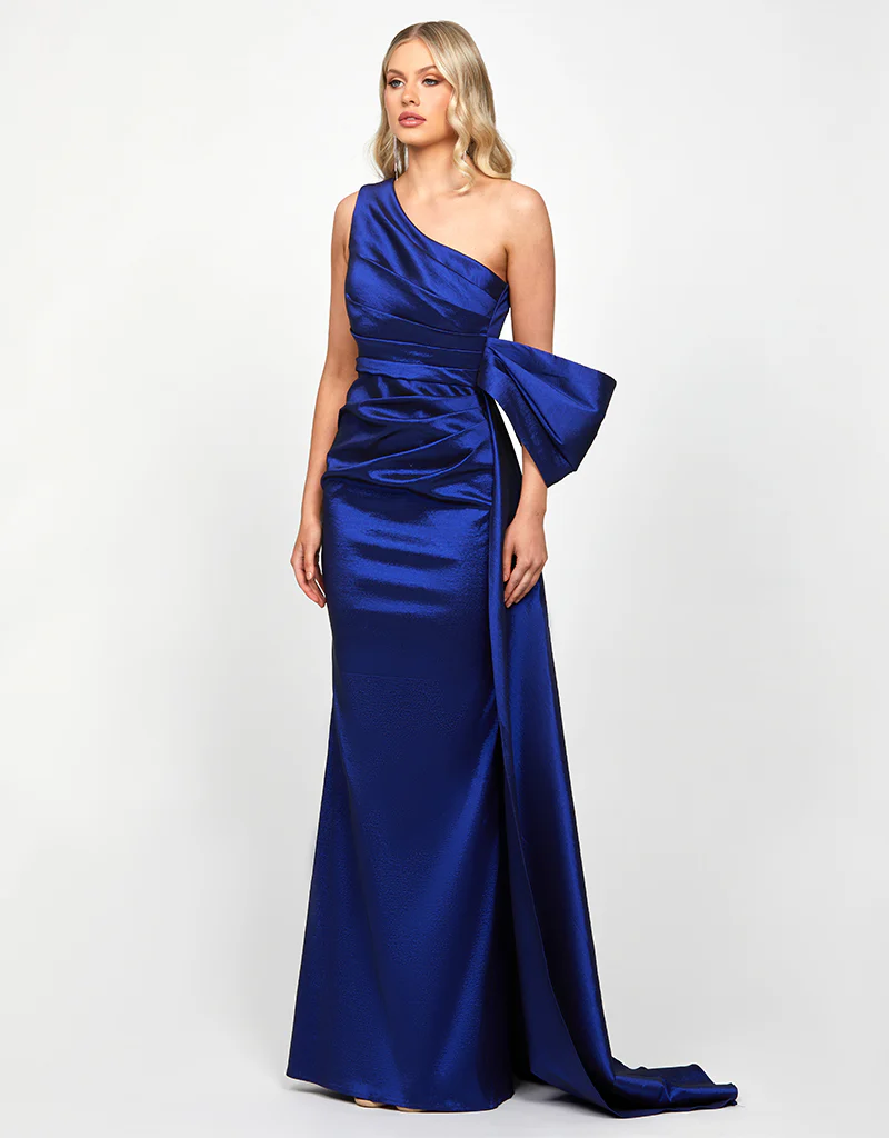CHLO ASYMMETRIC GOWN WITH TRAIN B73D35L - Image 6