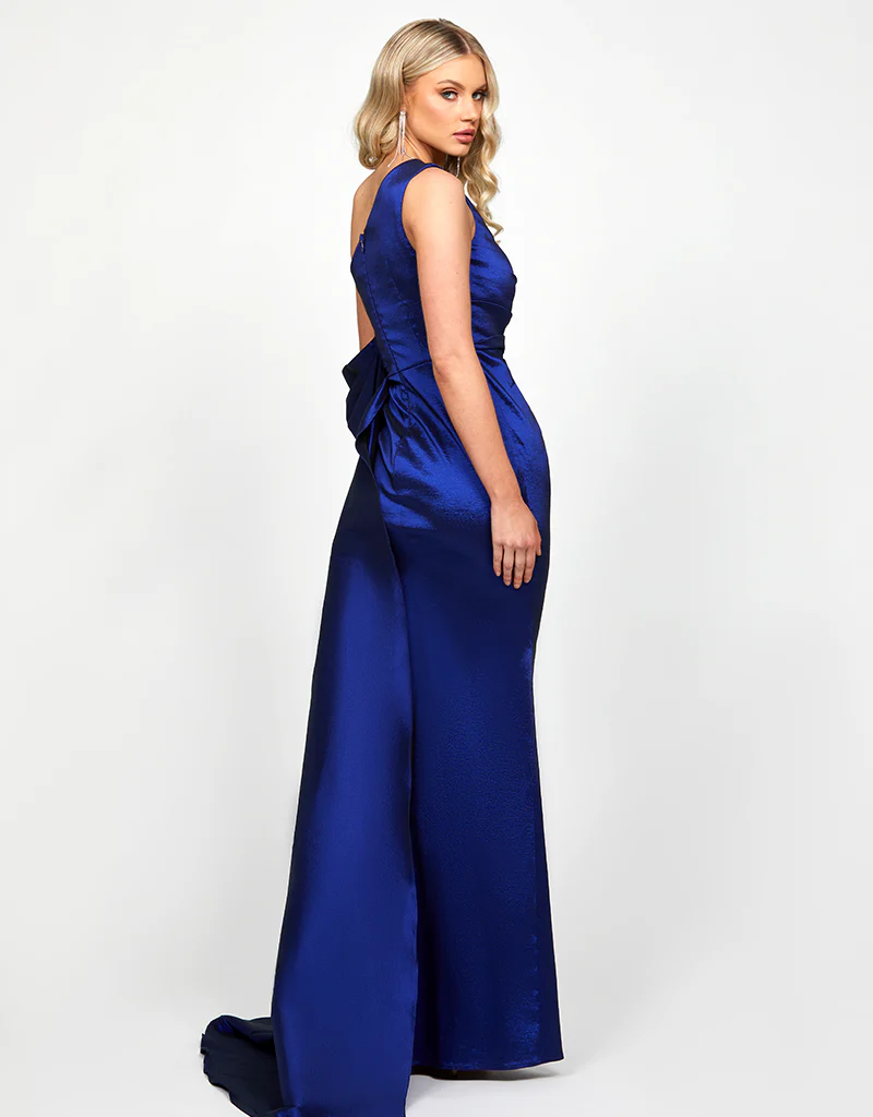 CHLO ASYMMETRIC GOWN WITH TRAIN B73D35L - Image 7