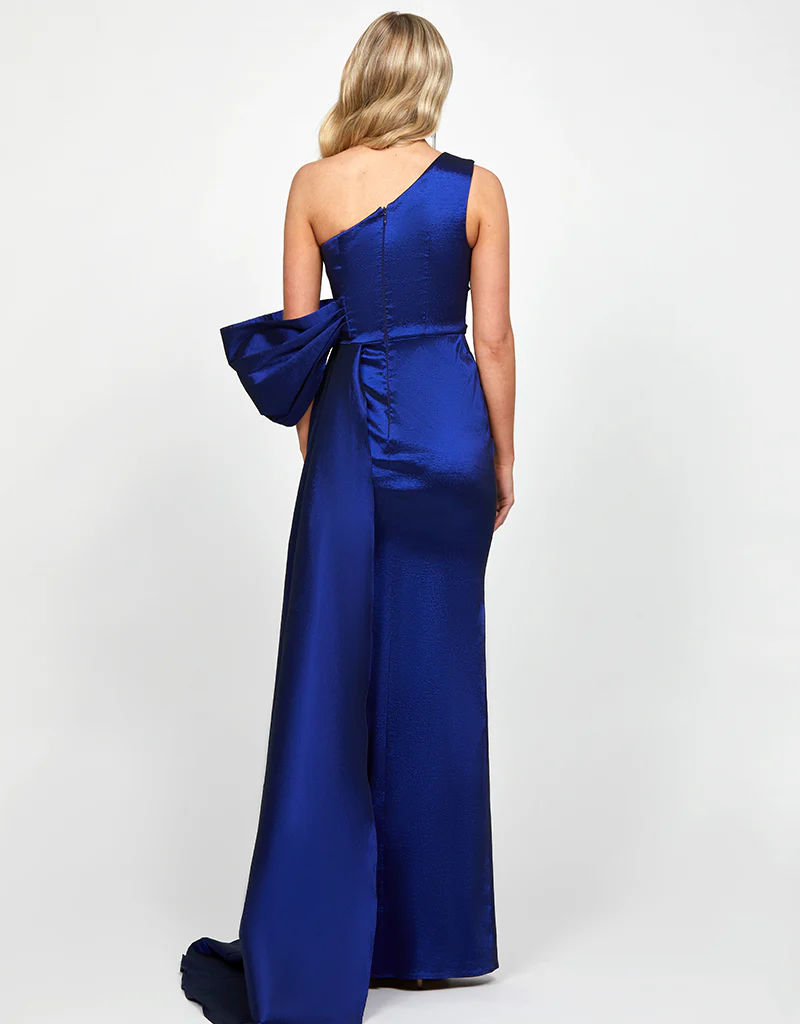 CHLO ASYMMETRIC GOWN WITH TRAIN B73D35L - Image 8