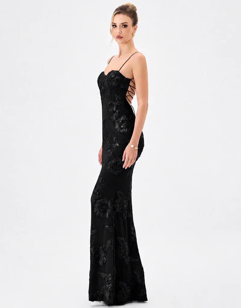 CINDY LACE UP MAXI BL85D0406 - Image 2
