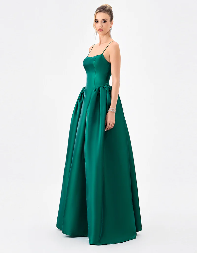 FISA GATHERED A LINE GOWN B85D0514 - Image 4