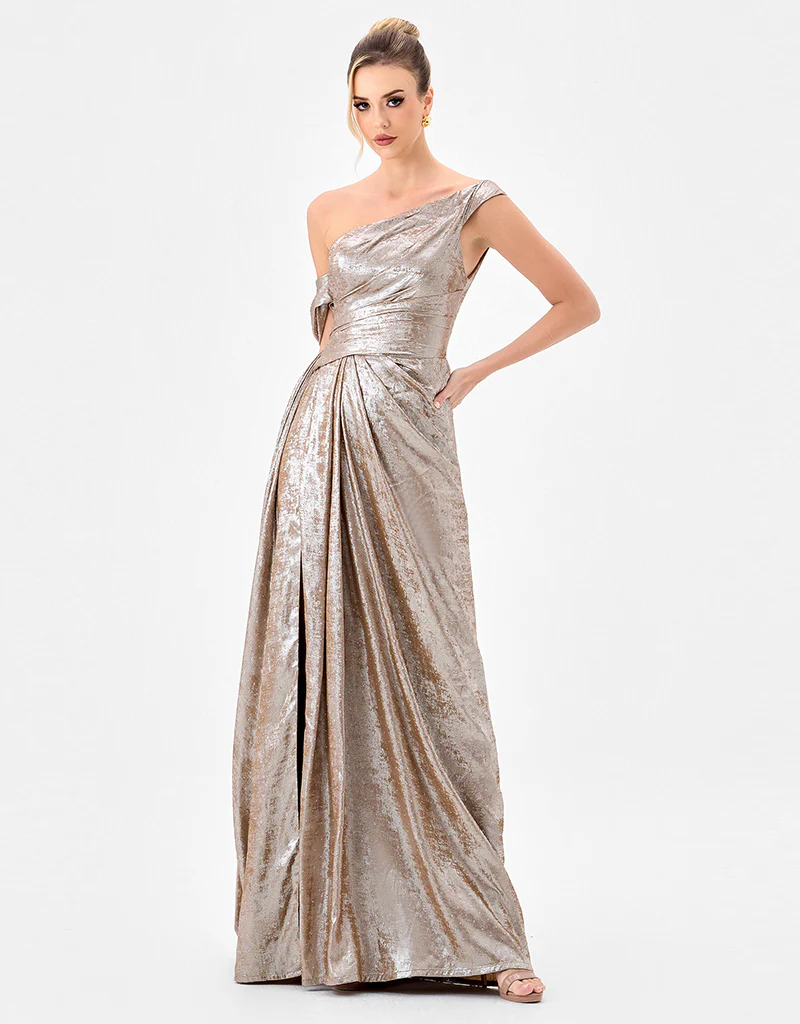 GINNIE DRAPED SASH GOWN B85D0511 - Image 2