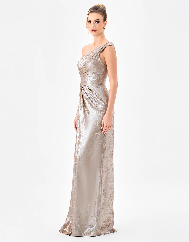 GINNIE DRAPED SASH GOWN B85D0511 - Image 5