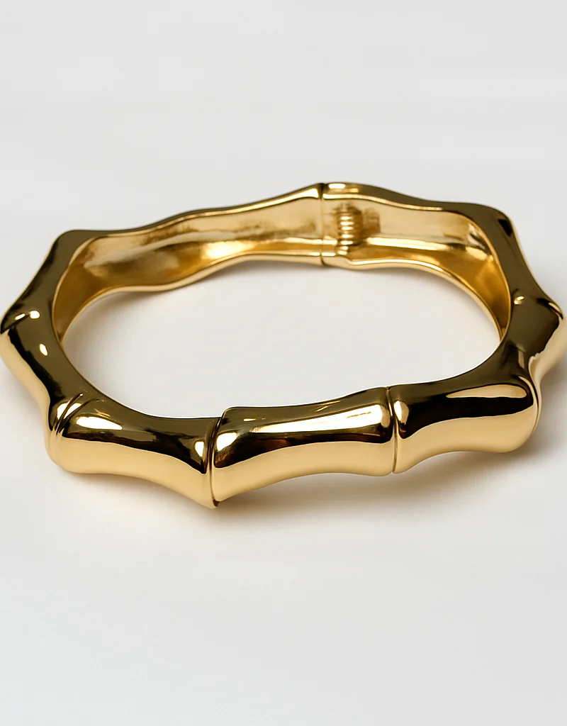 GOLDEN BAMBOO RIDGE BANGLE J2511B05G