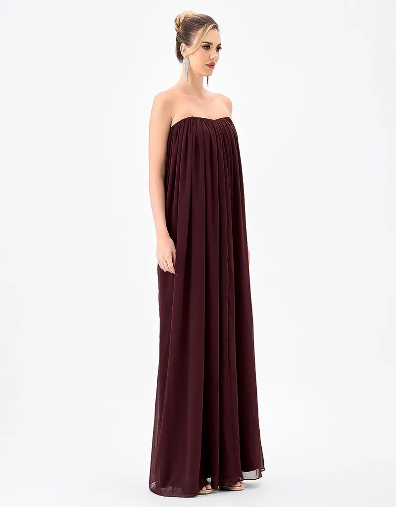 KATHLYN STRAPLESS CHIFFON GOWN B85D0404 - Image 7
