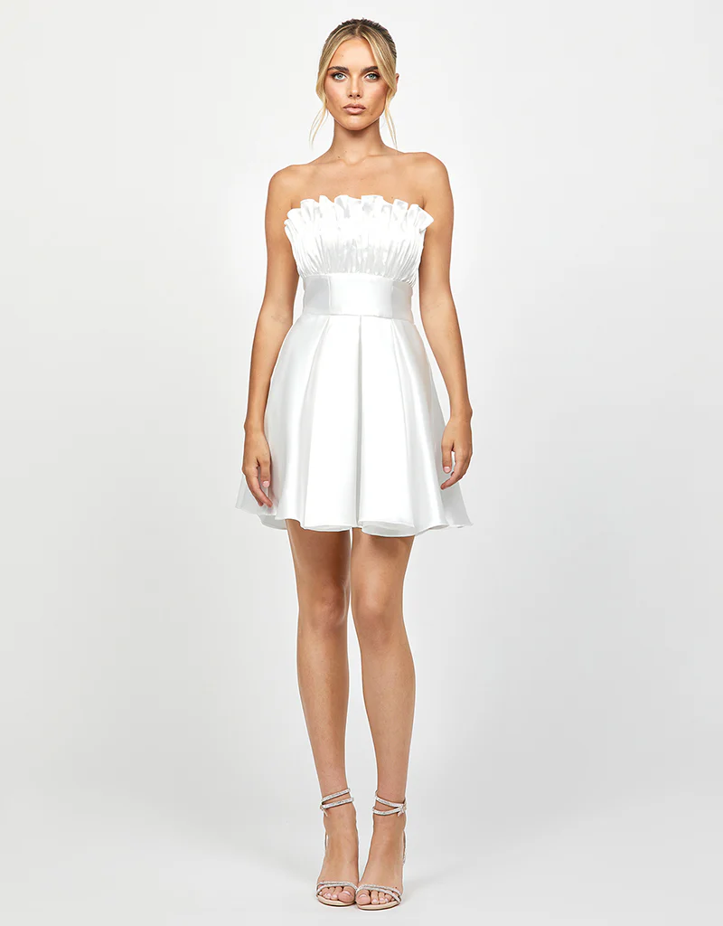 KLARA RUFFLE MINI B79D20S - White - Image 3