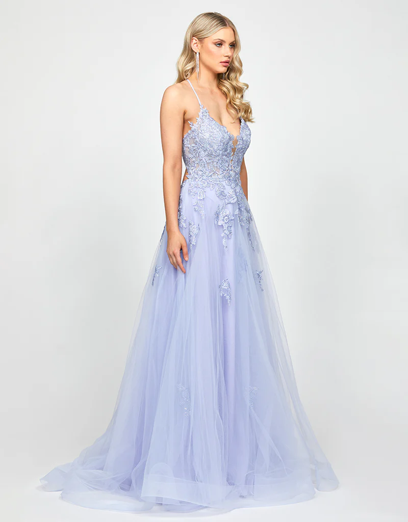 MADE TO ORDER ROSALEE EMBELLISHED BALL GOWN MTO B73D83L - Image 3
