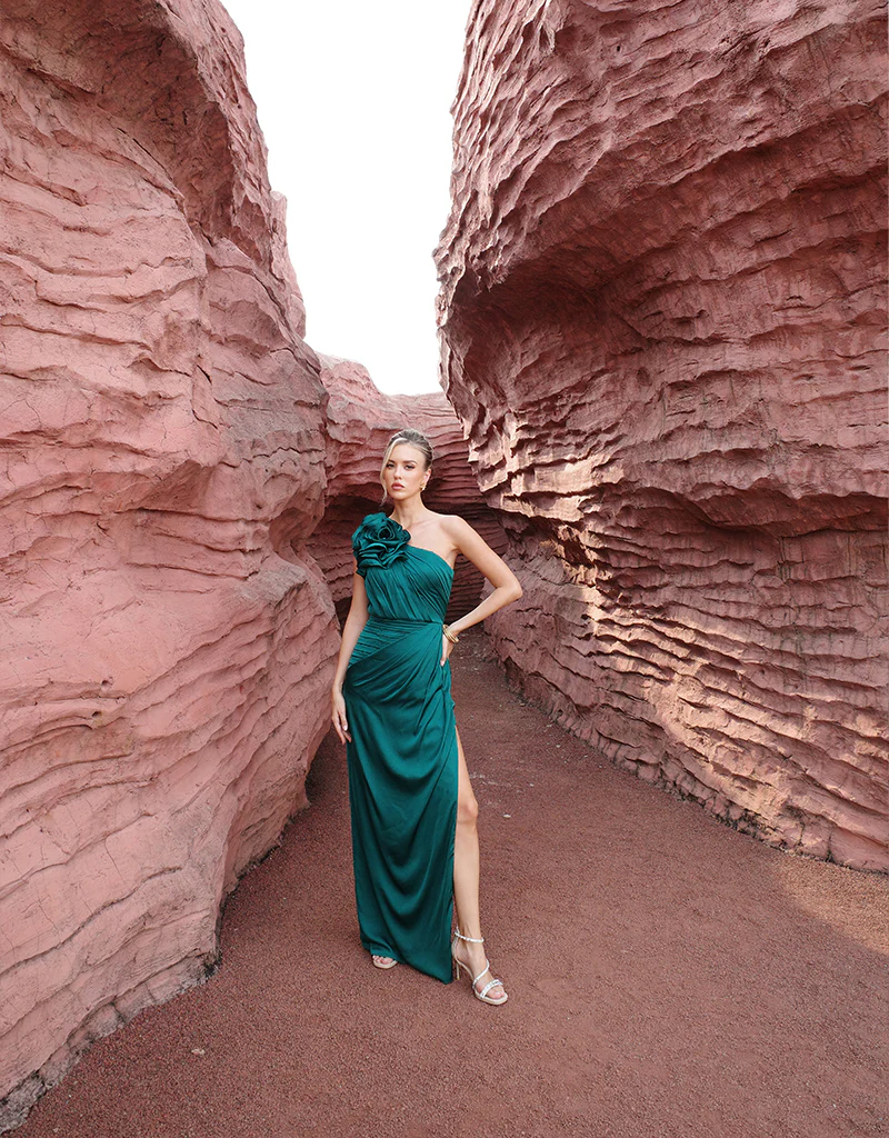 MADE TO ORDER -VACATION ASYMMETRIC GOWN B65D26L - Image 27