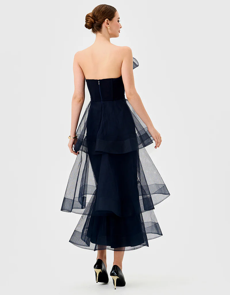 MADE TO ORDER -KASCADE TIERED RUFFLE MIDAXI B68D07L - Image 12
