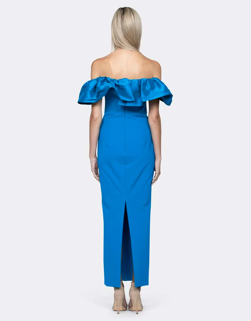 MAXINE OFF SHOULDER RUFFLE MAXI BL64D18L - Image 7