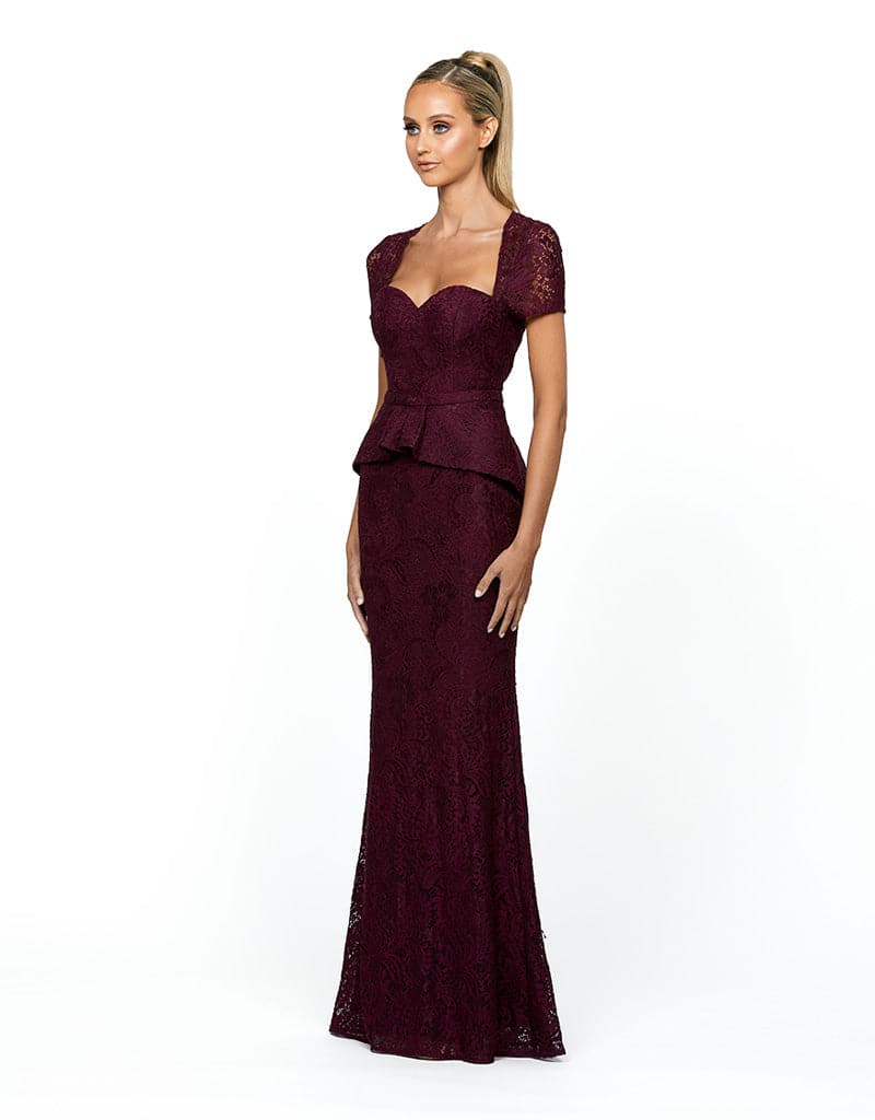 NAOMI CAP SLEEVE GOWN B54D35L - Image 10