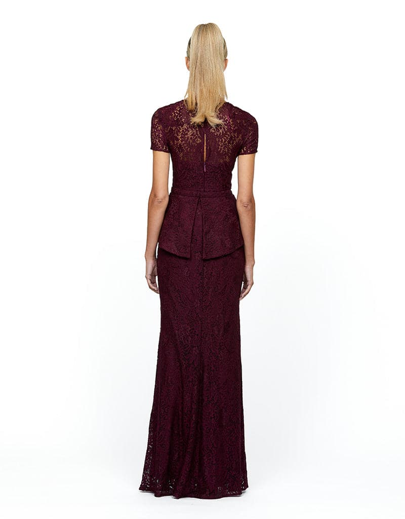 NAOMI CAP SLEEVE GOWN B54D35L - Image 11