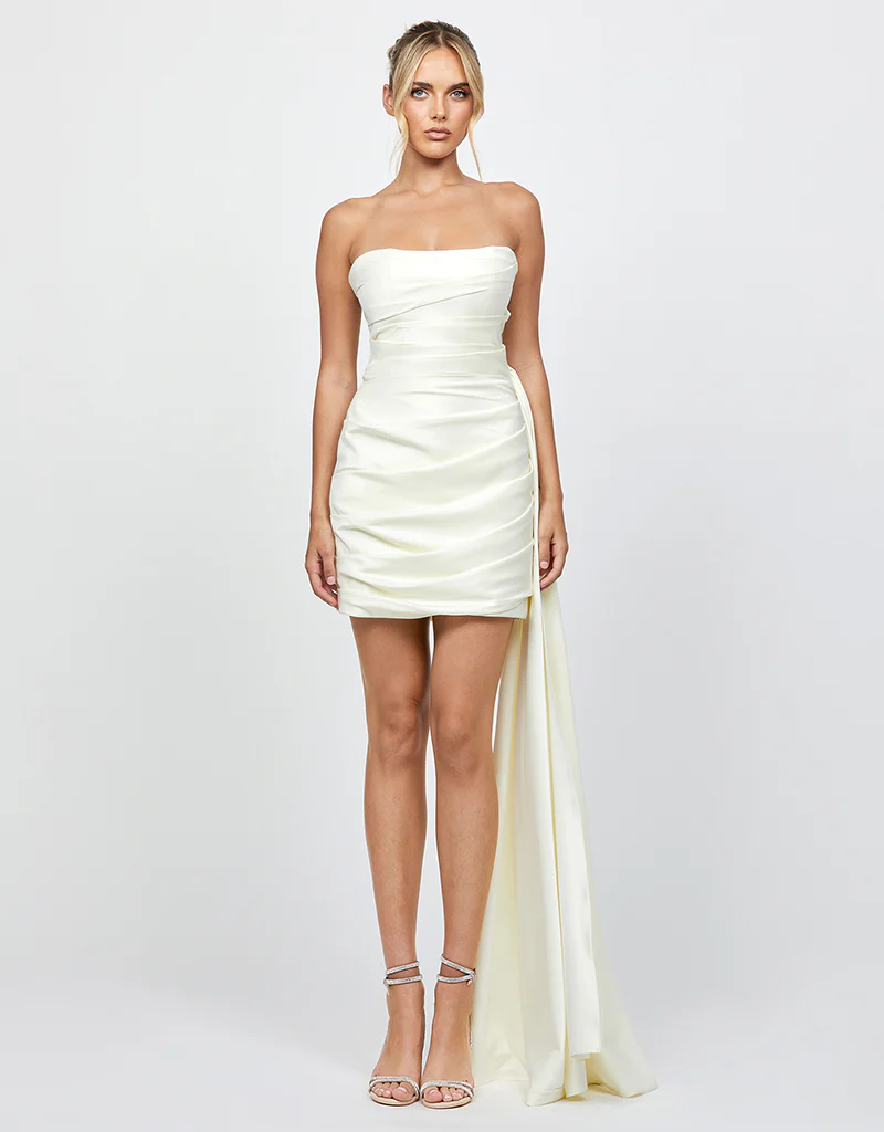 OAKLEE DRAPED MINI B79D17S - Ivory - Image 5