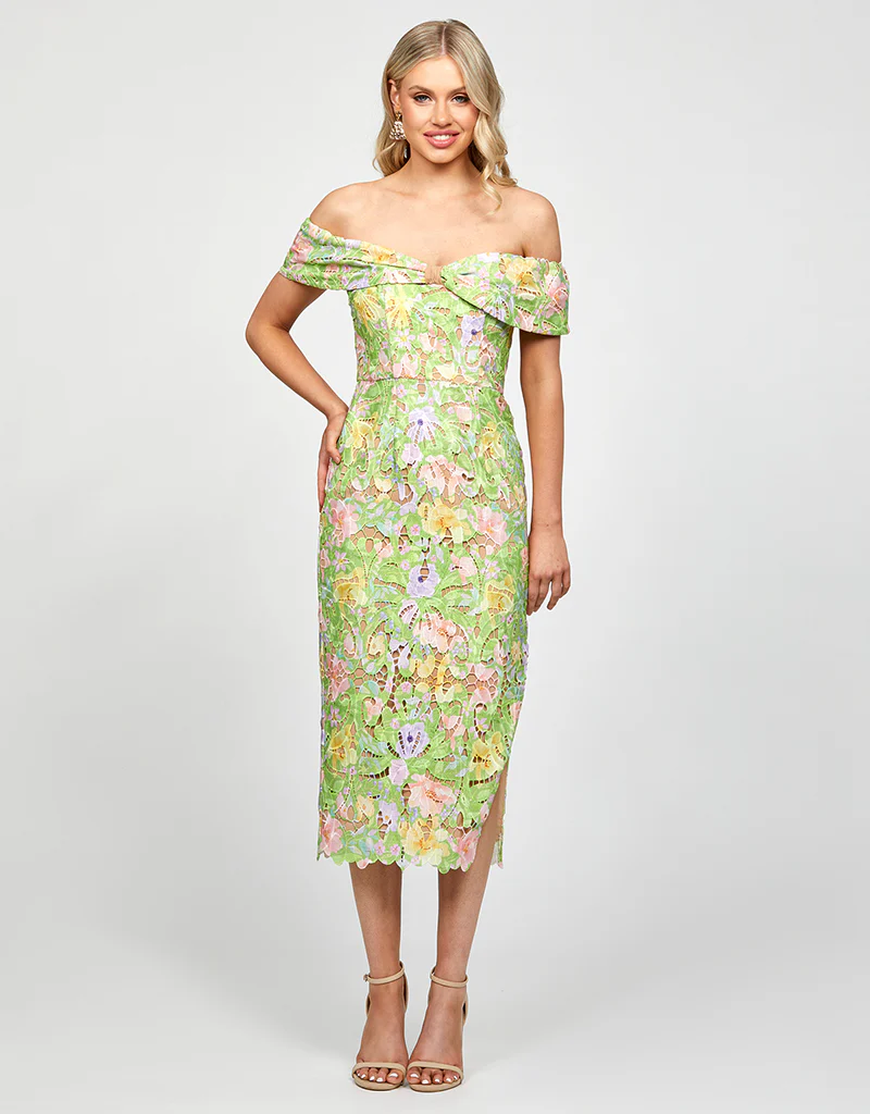 PHIONA OFF SHOULDER COLUMN MIDI BL73D03S - Image 2