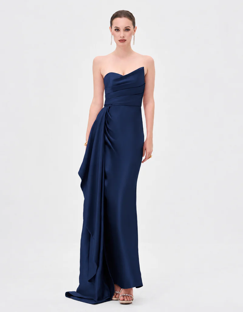 RASA STRAPLESS SASH GOWN B83D0236TAF - Image 2