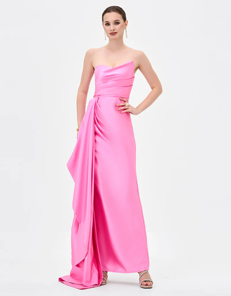 RASA STRAPLESS SASH GOWN B83D0236TAF - Image 2