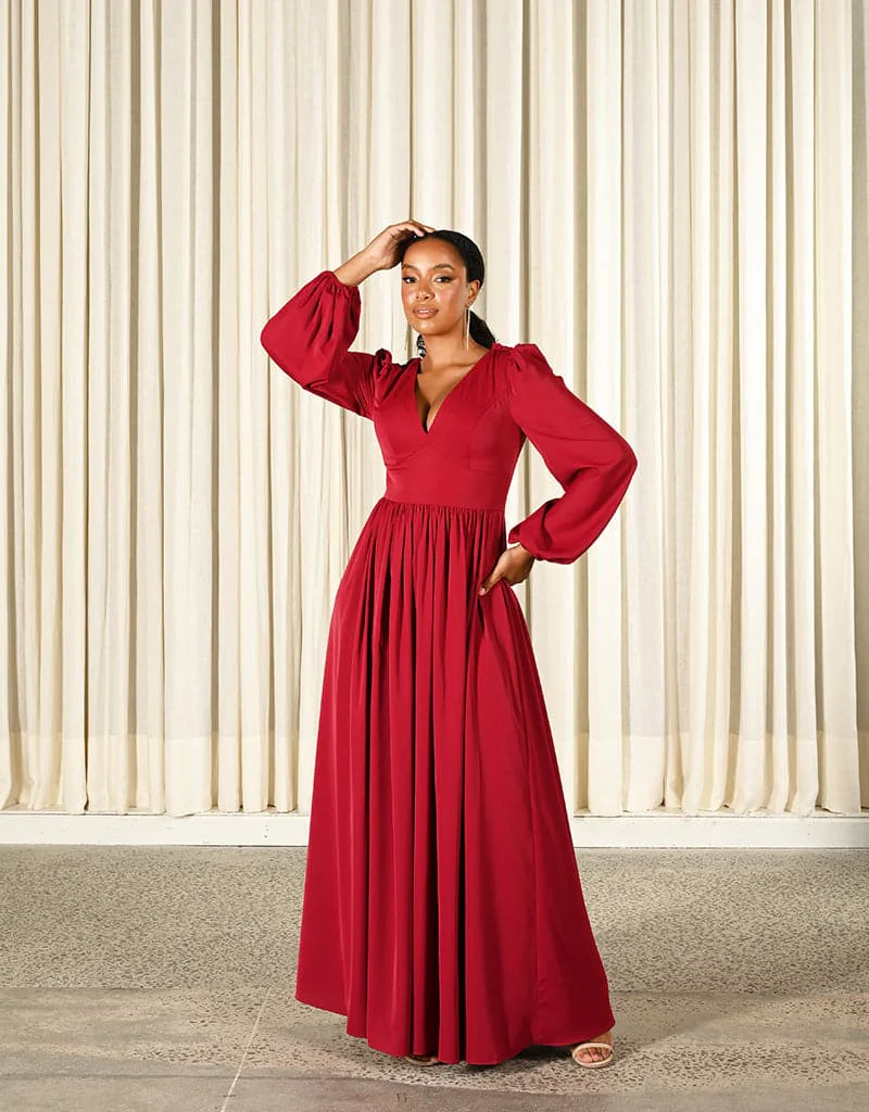 ROMY A LINE GOWN B53D37L - Image 5