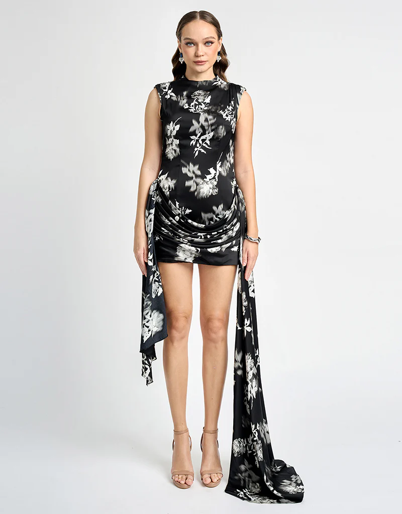 SAMPLE NERIAH HIGH NECK DRAPE MINI BL75D32S - Image 2