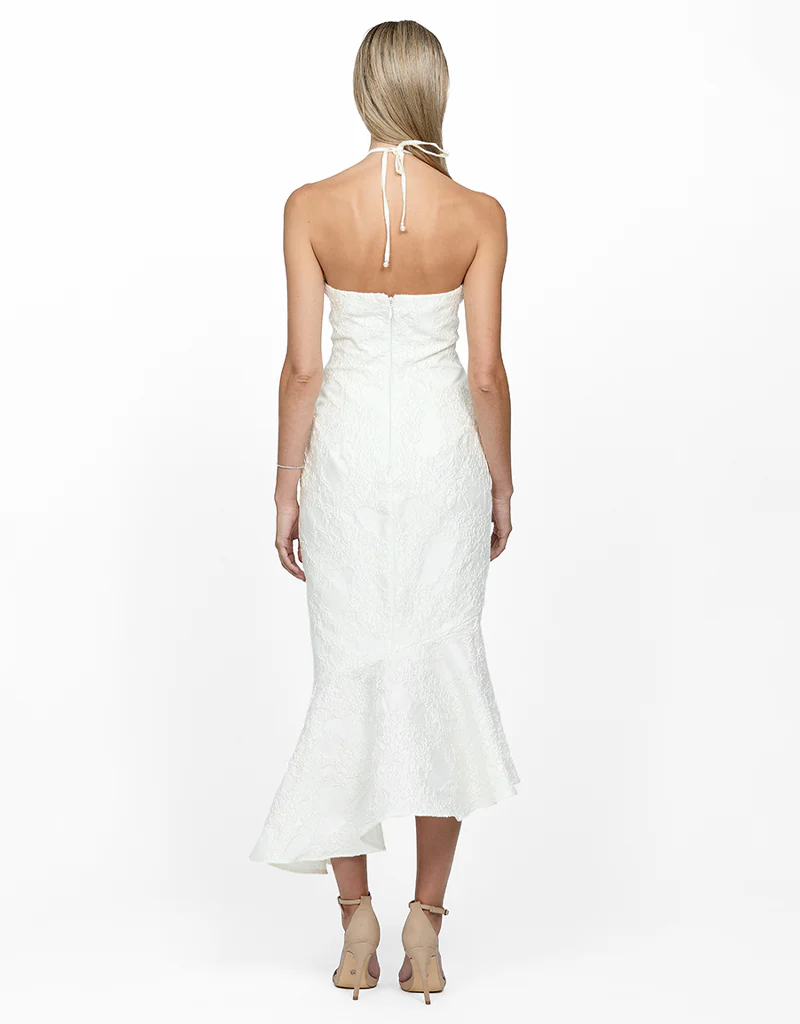 SAMPLE SIERRA ARROW NECKLINE MIDI DRESS SAMPLE BL63D27S - Image 3