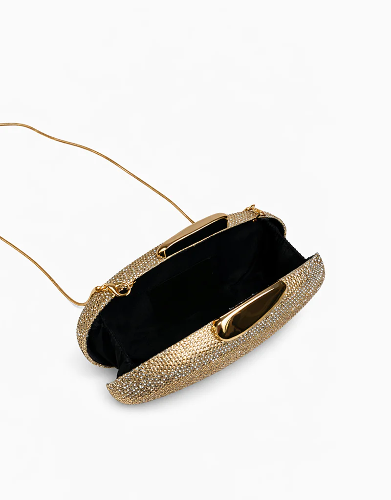 SOLENE OVAL CLUTCH GOLD 140 - Image 3