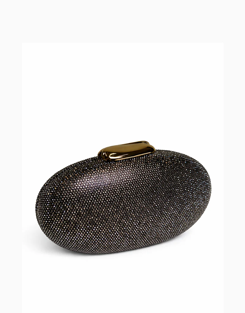 SOLENE OVAL CLUTCH GREY 140 - Image 4