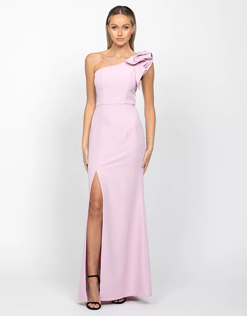 SUE FRILL SHOULDER GOWN BB33D31LB - Lilac - Image 2