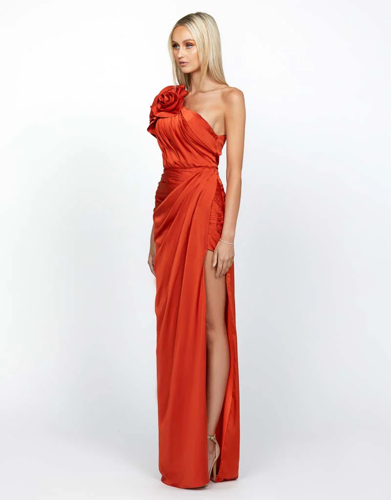 MADE TO ORDER -VACATION ASYMMETRIC GOWN B65D26L - Image 21