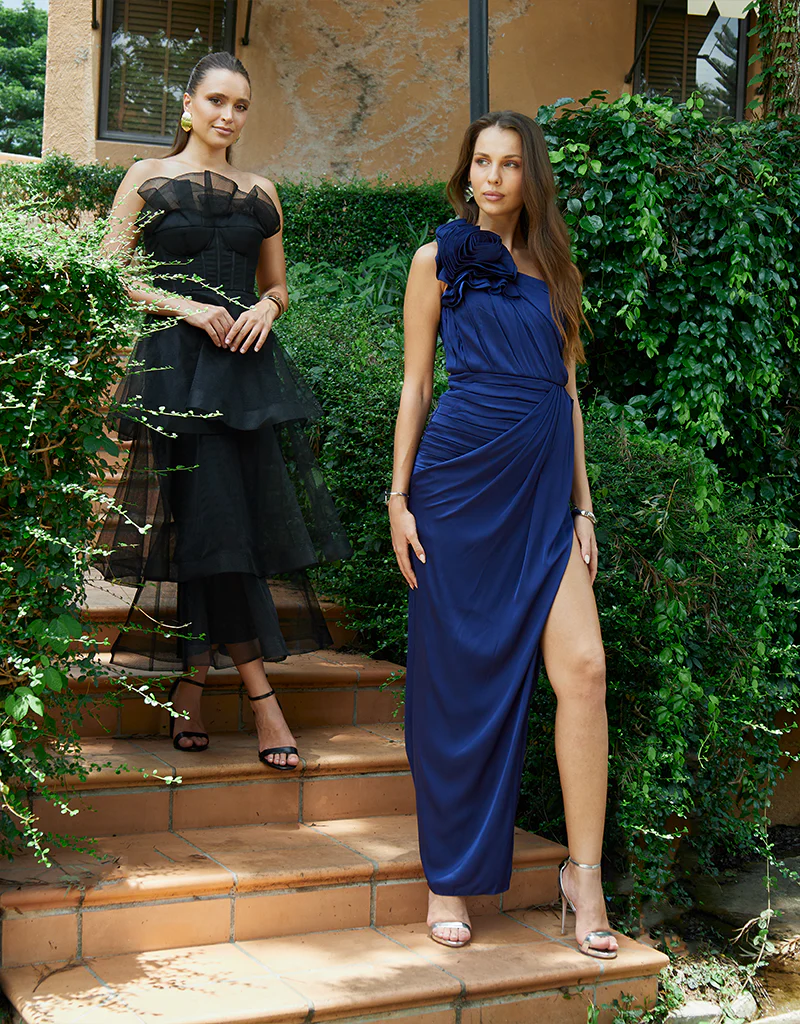 MADE TO ORDER -VACATION ASYMMETRIC GOWN B65D26L - Image 18