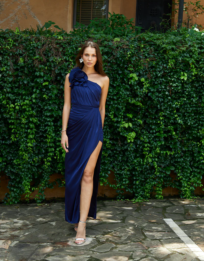 MADE TO ORDER -VACATION ASYMMETRIC GOWN B65D26L - Image 15
