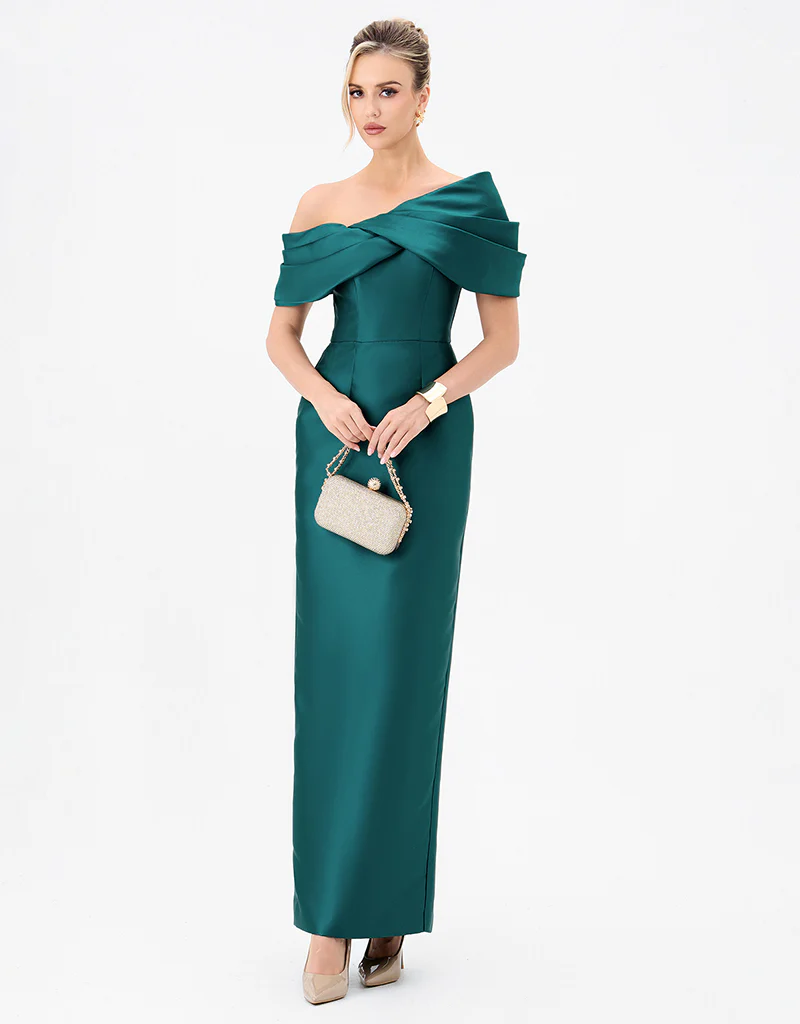 WEISS ASYMMETRIC OFF SHOULDER GOWN B84D0426 - Image 2