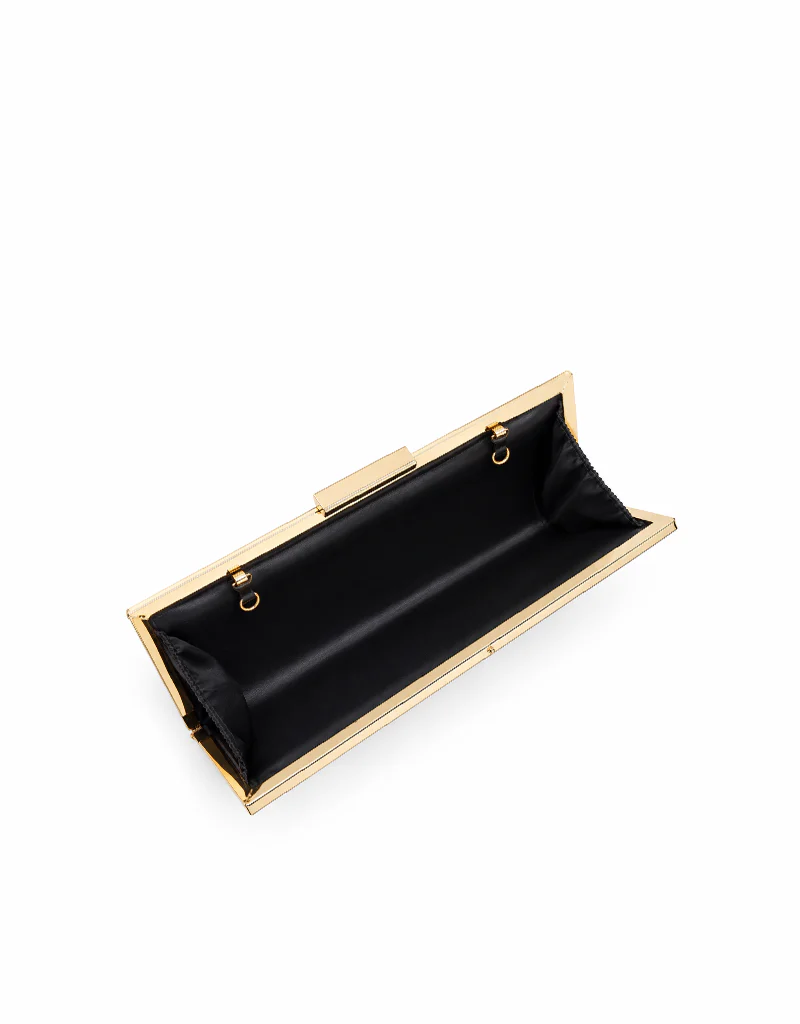 WINNY SLEEK RHINESTONE PURSE GOLD YX00017 - Image 2