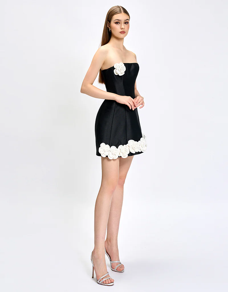 ZAYLEE STRAPLESS FLORAL MINI BL80D02S - Image 6